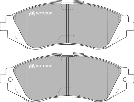 Brake Pad Set, disc brake (LVXL1036)