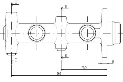 Brake Master Cylinder (VMC117)