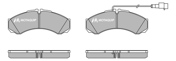 Brake Pad Set, disc brake (LVXL1427)