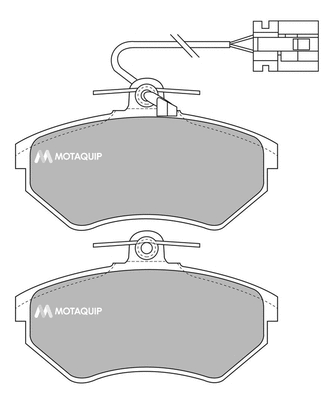 Brake Pad Set, disc brake (LVXL538)