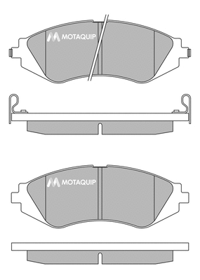Brake Pad Set, disc brake (LVXL222)