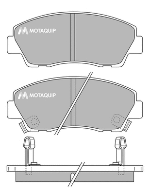 Brake Pad Set, disc brake (LVXL607)