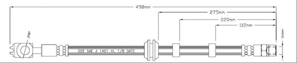 Brake Hose (VBJ137)
