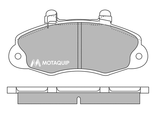 Brake Pad Set, disc brake (LVXL541)