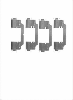 Accessory Kit, disc brake pad (LVMK1087)