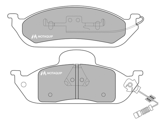 Brake Pad Set, disc brake (LVXL1074)