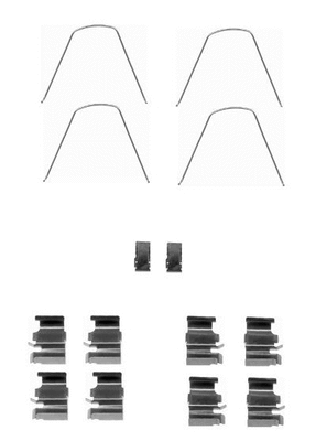 Accessory Kit, disc brake pad (VMK915)