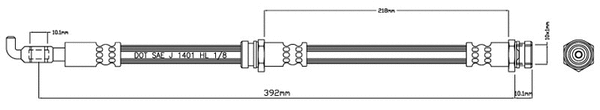 Brake Hose (VBJ325)