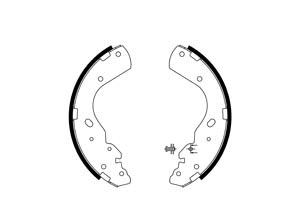 Brake Shoe Set (VBS668)