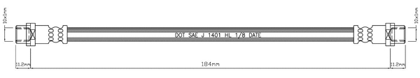 Brake Hose (VBJ241)
