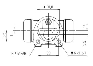 Wheel Brake Cylinder (VWC858)