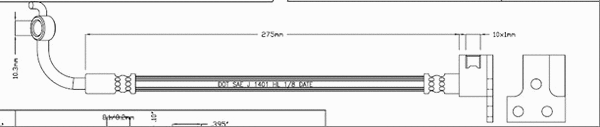 Brake Hose (VBJ532)