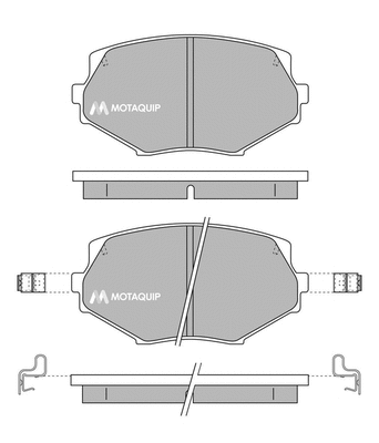 Brake Pad Set, disc brake (LVXL160)