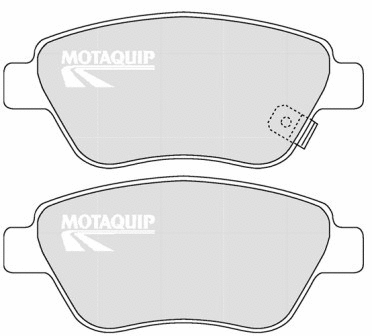 Brake Pad Set, disc brake (LVXL1320)