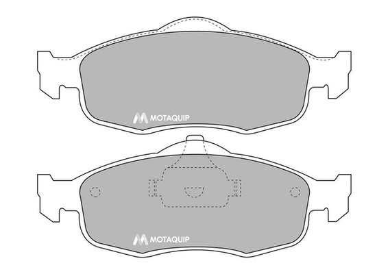 Brake Pad Set, disc brake (LVXL662)