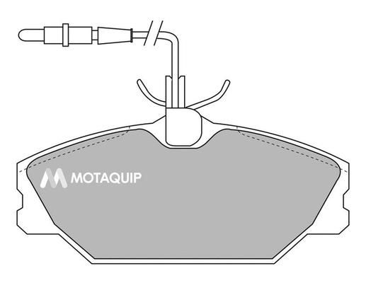 Brake Pad Set, disc brake (LVXL847)