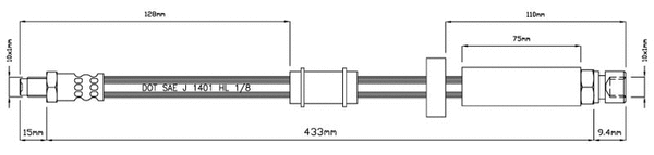 Brake Hose (VBH761)