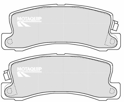 Brake Pad Set, disc brake (LVXL1208)