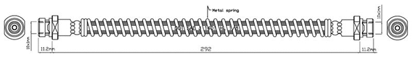 Brake Hose (VBH449)