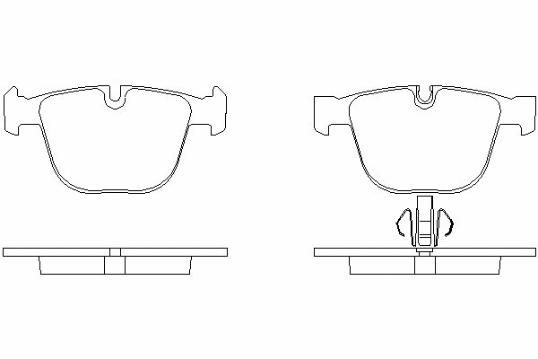 Brake Pad Set, disc brake (LVXL1717)