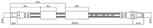 Brake Hose (VBJ258)