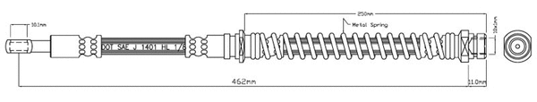 Brake Hose (VBJ252)