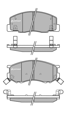 Brake Pad Set, disc brake (LVXL569)