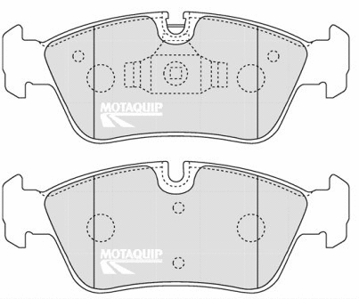 Brake Pad Set, disc brake (LVXL1259)
