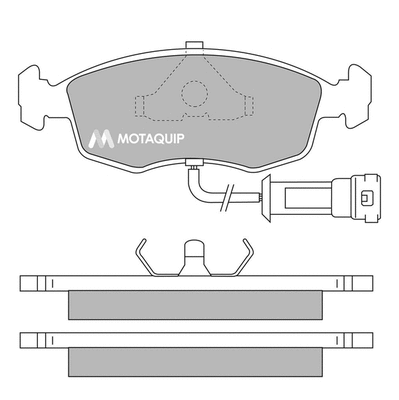 Brake Pad Set, disc brake (LVXL380)