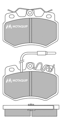 Brake Pad Set, disc brake (LVXL378)