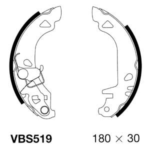 Brake Shoe Set (VBS519)