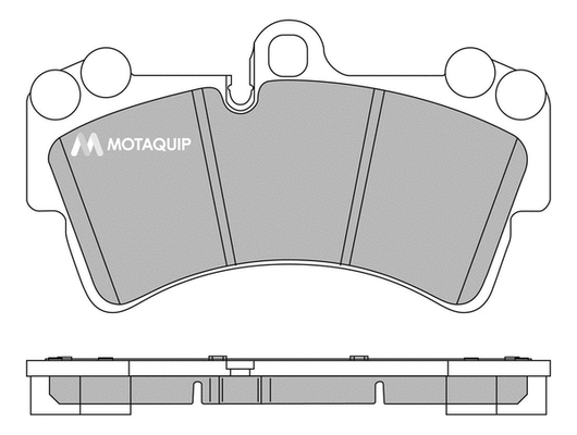 Brake Pad Set, disc brake (LVXL1429)