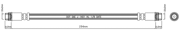 Brake Hose (VBJ279)