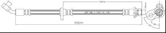 Brake Hose (VBH1149)