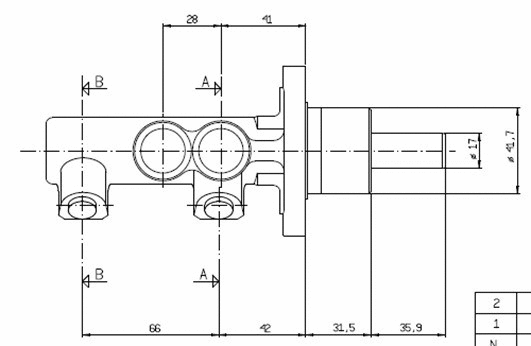 Brake Master Cylinder (VMC189)