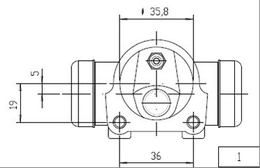 Wheel Brake Cylinder (VWC605)
