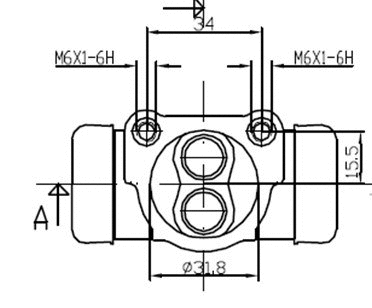 Wheel Brake Cylinder (VWC649)