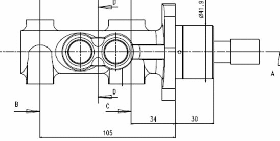 Brake Master Cylinder (VMC209)