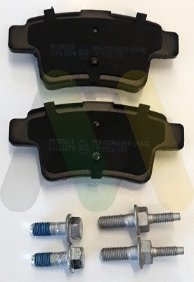Brake Pad Set, disc brake (LVXL1374)