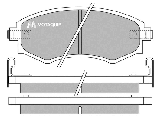 Brake Pad Set, disc brake (LVXL645)