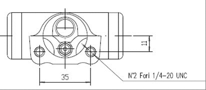 Wheel Brake Cylinder (VWC712)
