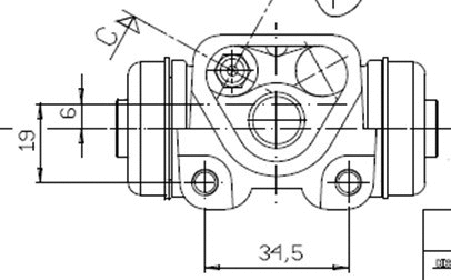 Wheel Brake Cylinder (VWC838)
