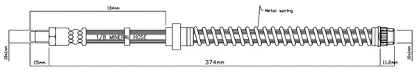 Brake Hose (VBH825)