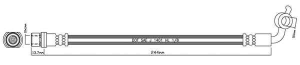 Brake Hose (VBJ536)
