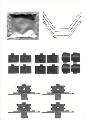 Accessory Kit, disc brake pad (LVMK1115)