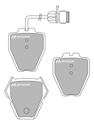 Brake Pad Set, disc brake (LVXL1017)