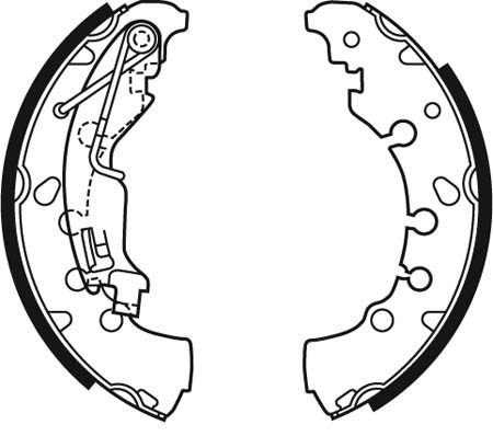 Brake Shoe Set (VBS717)