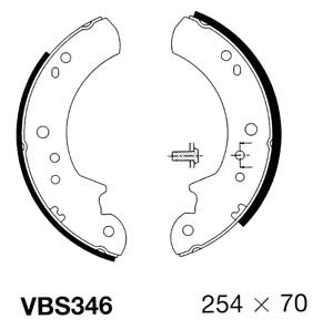 Brake Shoe Set (VBS346)