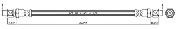 Brake Hose (VBH907)
