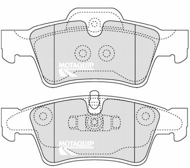 Brake Pad Set, disc brake (LVXL1330)